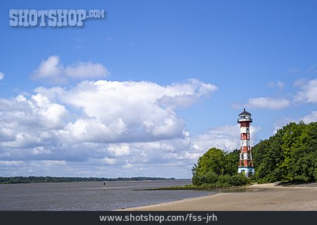 
                Leuchtturm, Elbe, Wittenbergen                   