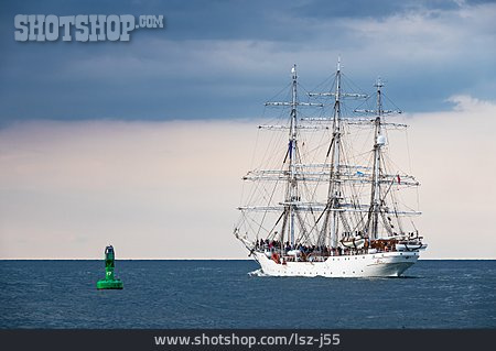 
                Segelschiff, Windjammer, Hanse Sail                   
