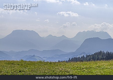 
                Silhouette, Berge, österreich                   