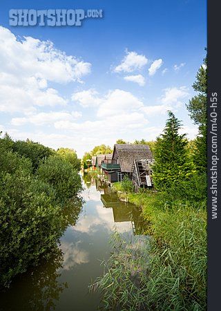 
                Kanal, Mecklenburg-vorpommern, Bootshaus                   