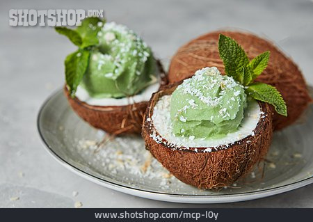 
                Dessert, Eiscreme, Kokos                   