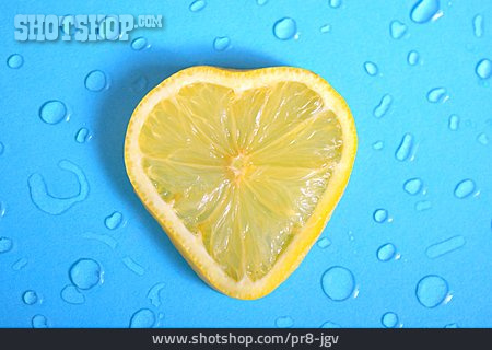 
                Herz, Zitrone                   