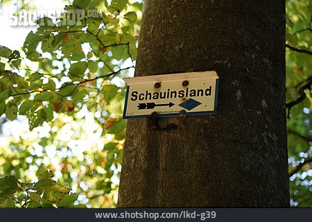 
                Wanderweg, Wegweiser, Schauinsland                   