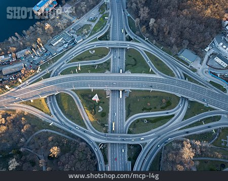 
                Infrastruktur, Stadtautobahn, Kiew                   