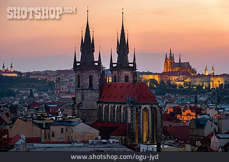 
                Prague, Saint Vitus Cathedral, Tyn Church                   
