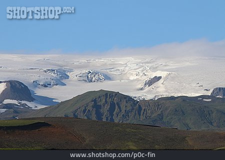 
                Vatnajökull, Skaftafell-nationalpark, Plateaugletscher                   