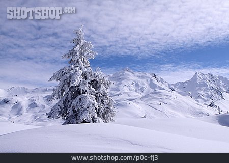 
                Winterlandschaft, Vorarlberg, Klostertal                   