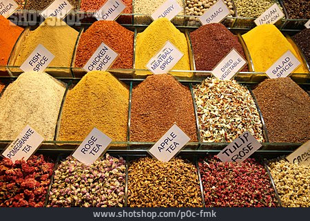 
                Spices, Spice Stall                   