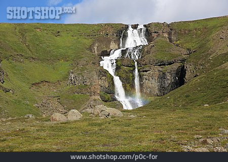 
                Wasserfall, Island                   