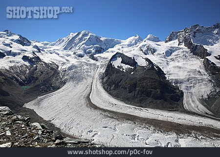 
                Glacier, Pennine Alps                   