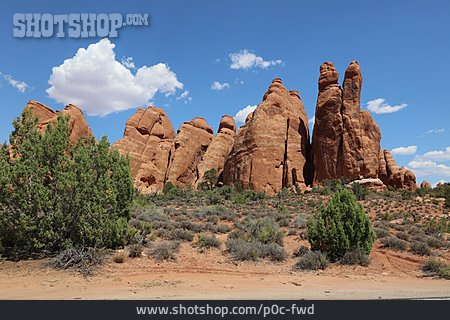 
                Sandstein, Felsformation, Arches Nationalpark                   