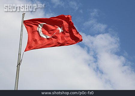 
                Nationalflagge, Türkei                   