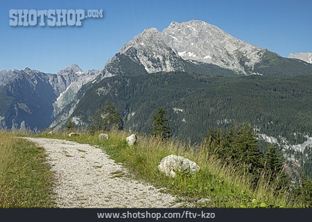 
                Wanderweg, Berchtesgadener Alpen, Nationalpark Berchtesgaden                   