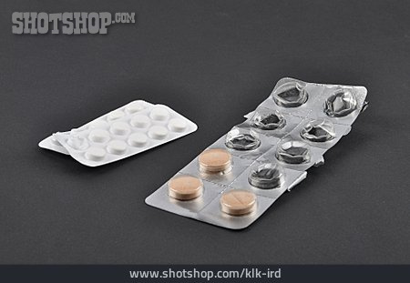 
                Tabletten, Blisterverpackung, Tablettenverpackung                   