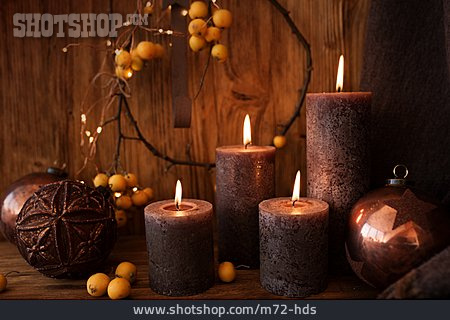 
                Kerzenschein, Kerzen, 4. Advent                   