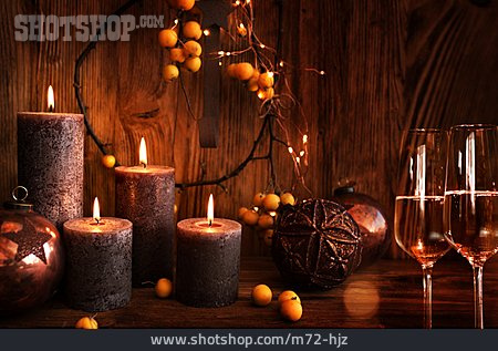 
                Weihnachtszeit, Kerzenlicht, 4. Advent                   