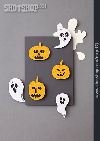 
                Basteln, Halloween, Einladungskarte                   