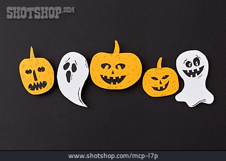 
                Kürbis, Halloween, Geister                   