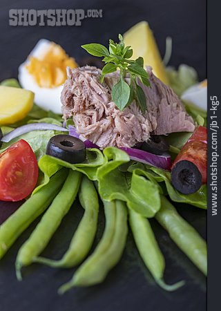 
                Salat, Thunfisch, Nizza-salat, Salade Niçoise                   