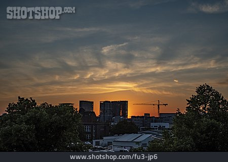 
                Abendstimmung, Hamburg                   