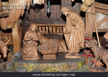 
                Holzfigur, Weihnachtskrippe, Krippenfigur                   
