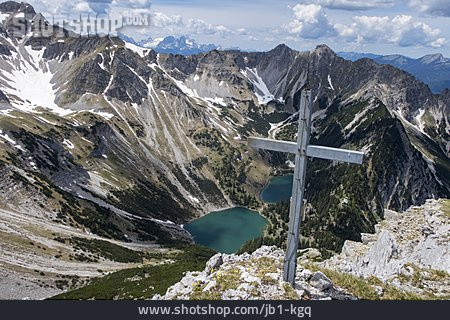 
                Gipfelkreuz, Karwendelgebirge, Soierngruppe                   