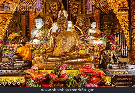 
                Buddhafigur, Wat Inthakhin Sadue Muang                   