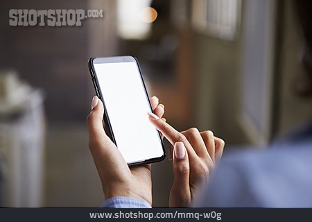 
                Mobile Kommunikation, Tippen, Smartphone                   