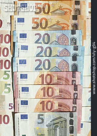 
                Papiergeld, Geldscheine, Euroscheine                   