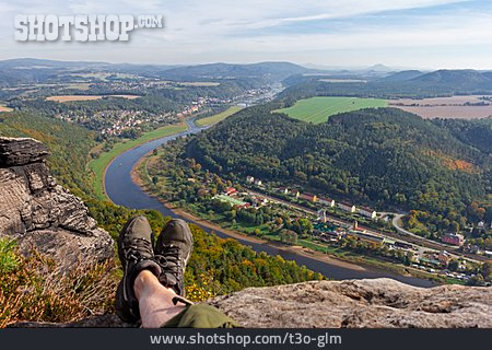 
                Aussicht, Elbsandsteingebirge, Bad Schandau                   
