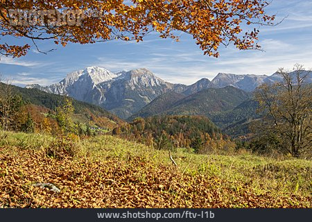 
                Herbst, Berchtesgadener Alpen, Hoher Göll                   