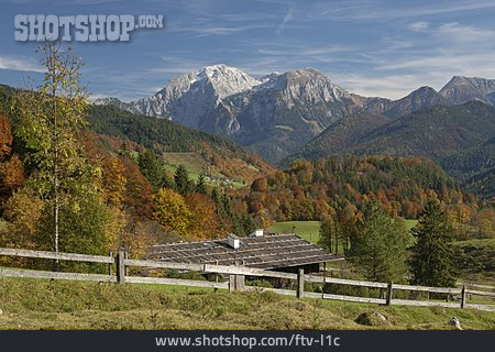 
                Herbstlich, Berchtesgadener Alpen, Hoher Göll                   