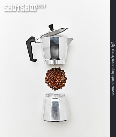 
                Kaffee, Espressokanne                   