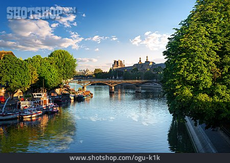 
                Seine, Paris, Pont Des Arts                   