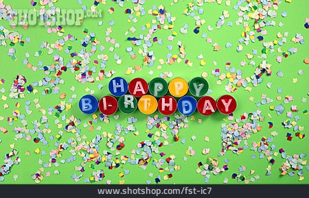 
                Geburtstag, Happy Birthday, Partydekoration                   