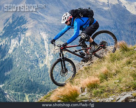 
                Extremsport, Mountainbike, Mountainbikefahrer                   