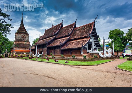 
                Tempel, Buddhismus, Chedi, Wat Lok Moli                   
