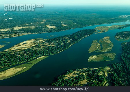 
                Flusslandschaft, Sambia                   