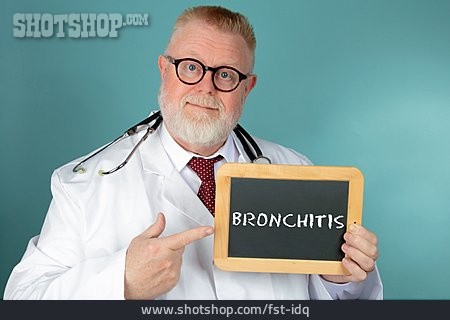 
                Arzt, Hinweis, Bronchitis                   