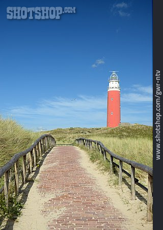 
                Leuchtturm, Fußweg, Texel                   