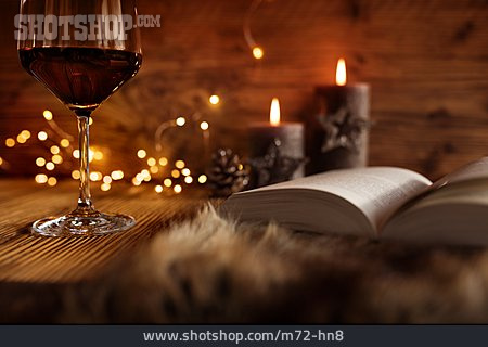 
                Comfortable, Reading, Red Wine                   
