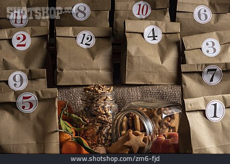 
                Paper Bag, Homemade, Advent Calendar                   