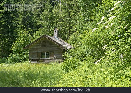 
                Frauenwald, Holzknechthütte                   