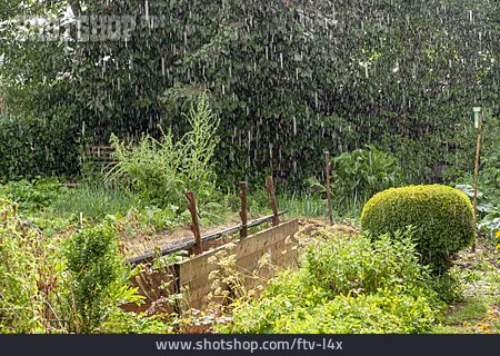 
                Garten, Regenschauer                   
