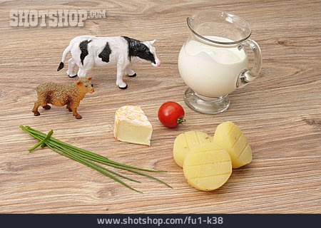 
                Kuh, Schaf, Milchprodukte                   
