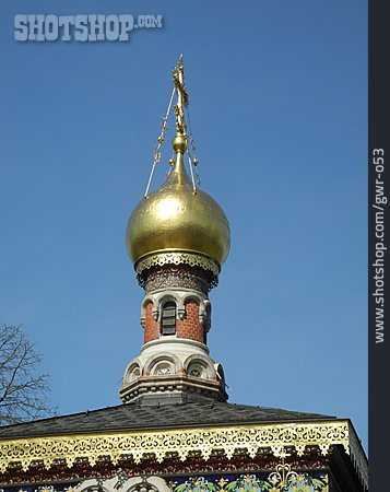 
                Zwiebelturm, Russische Kapelle                   