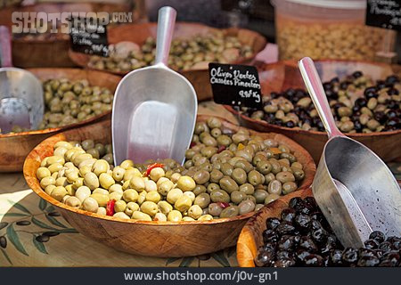 
                Oliven, Markt, Provence                   