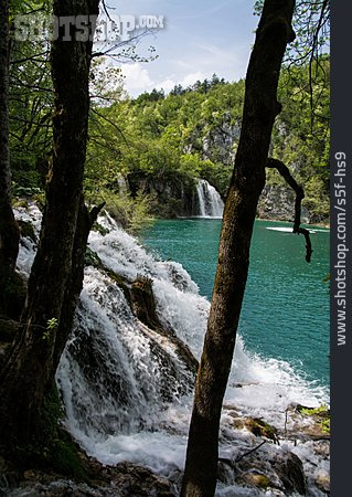 
                Wasserfall, Nationalpark Plitvicer Seen                   
