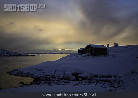 
                Zwielicht, Norwegen, Winterlich                   