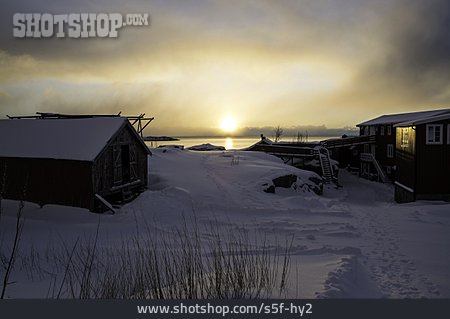 
                Norwegen, Winterlich, Wintersonne                   